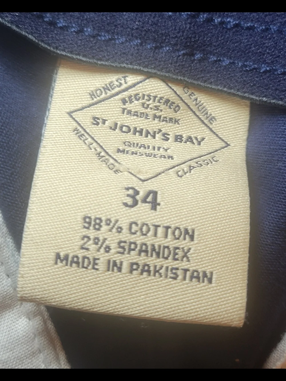 St. John's Bay Navy Blue Men’s Shorts